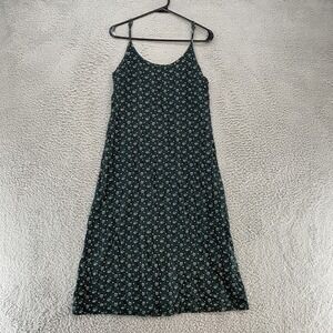 Vintage All That Jazz Slip Dress Womens M Ditsy Floral Midi 90s Fairy Grunge
